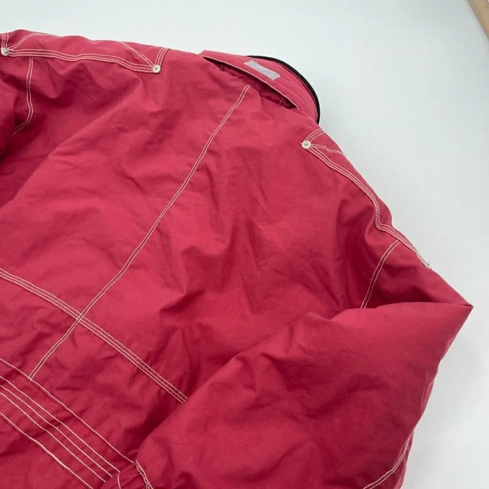 Obermeyer Juniors Coat 12 Red Swifter Winter Ski Snowboard Jacket Lined Casual